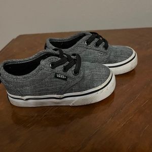 Vans -Toddler Grey slip ons